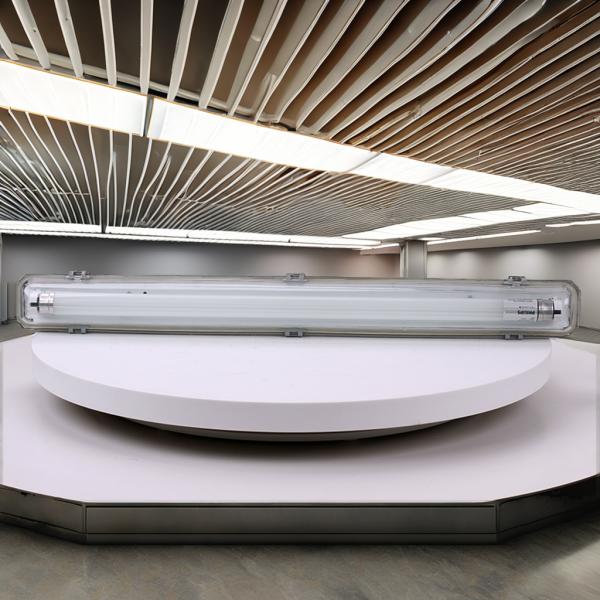 36W Twin-legged LED Tube All Plastic Explosion-Proof Anti-corrosion Fluorescent Light Fittings