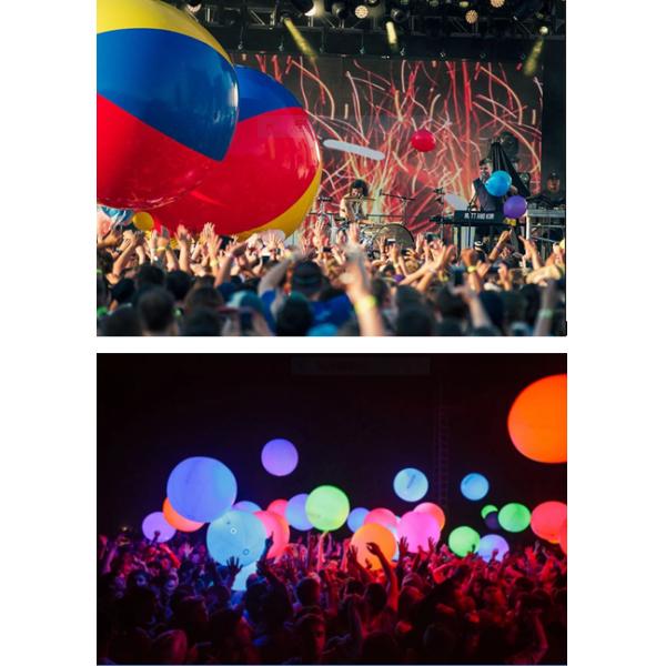 1m 2m Inflatable Crowd Bounce Spheres LED Light Ball For Sporting Events And Concerts