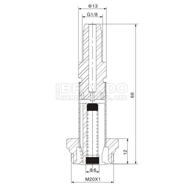 3/2 собраний трубки Armature клапана соленоида машины кофе NC пути