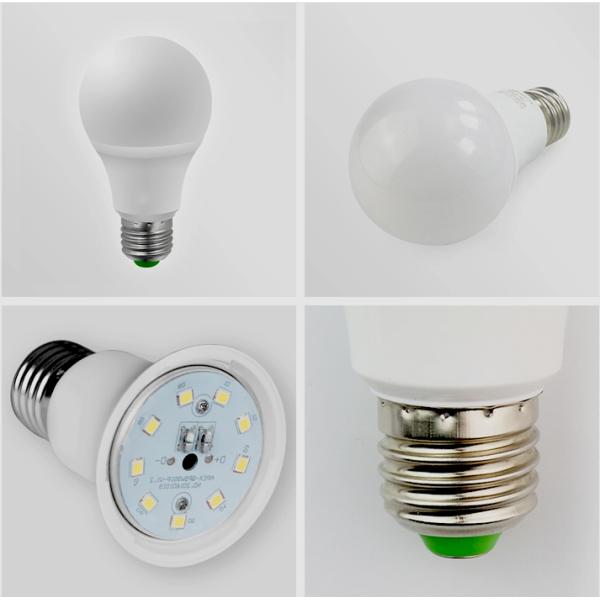 80Ra 450lm A60 E27 Led Lamp 50W Energy Lamp Electric Warm White Full Glass Light Bulb
