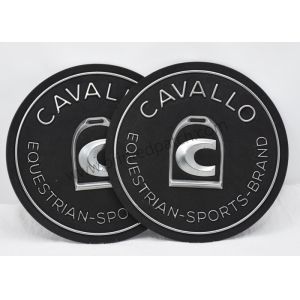 2mm серебряное TPU выбили ярлык замши черноты 3D заплат OEKO