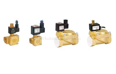 Válvula de solenóide pneumática diretamente de actuação de 2 maneiras, válvula do bronze da água de 15 milímetros