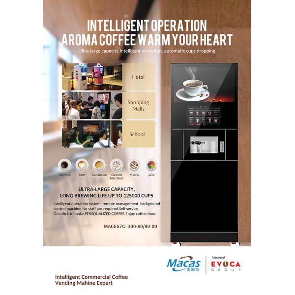 EVOACAS Cappuccino Vending Machine Business Remote Control WIFI 4G