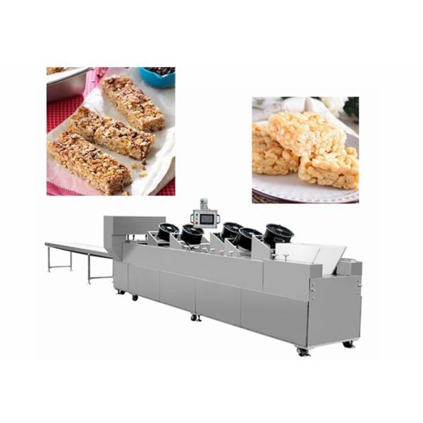 Chocolate Rice Candy Cereal And Nut Bar Making Machine Capacity 200-300kg/h