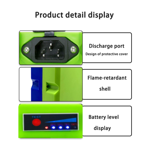 High-Capacity 24V 48V Universal Lithium Battery - Solution for Commercial Garden Tools Like Trimmer, Mower & Pump (OEM Support)