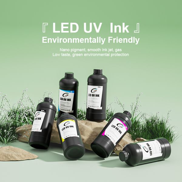 FCOLOR Compatible 1000ML Soft Hard UV Color Bottle Refill Ink UV Tinta for Epson Dx5 Dx6 Dx7 Dx10 Xp600 Tx800 Printhead