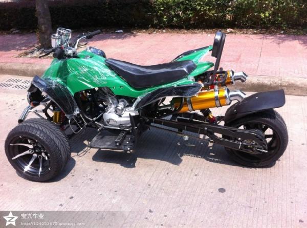 250CC Single Cylinder Three Wheels Motorcycles , 4 Stroke 3 - Wheels ATV