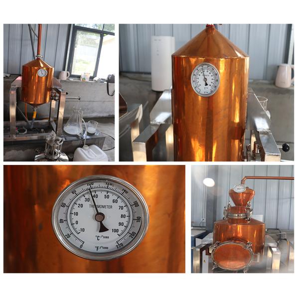 220V/380V Voltage Jasmine Essential Oil Extractor Machine Lavender Steam Distillation Equipment