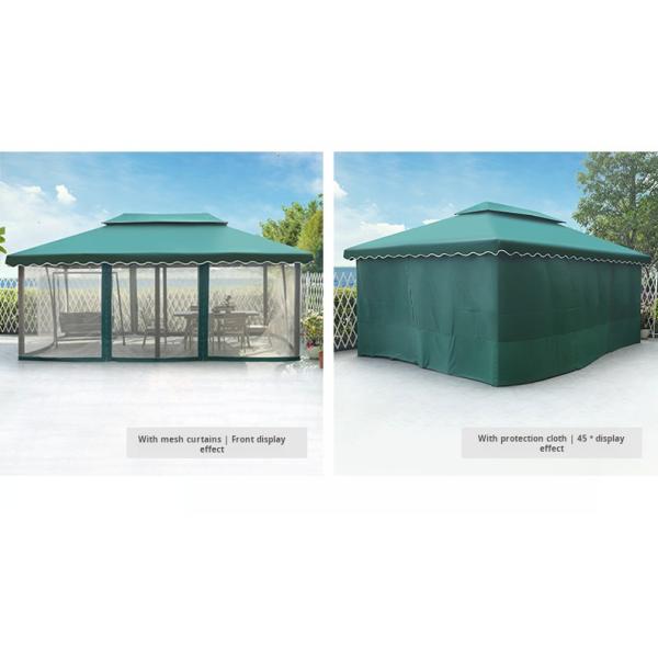 Waterproof Pavilion Sunshade Steel Frame Gazebo 3*6m For Outdoor Activities