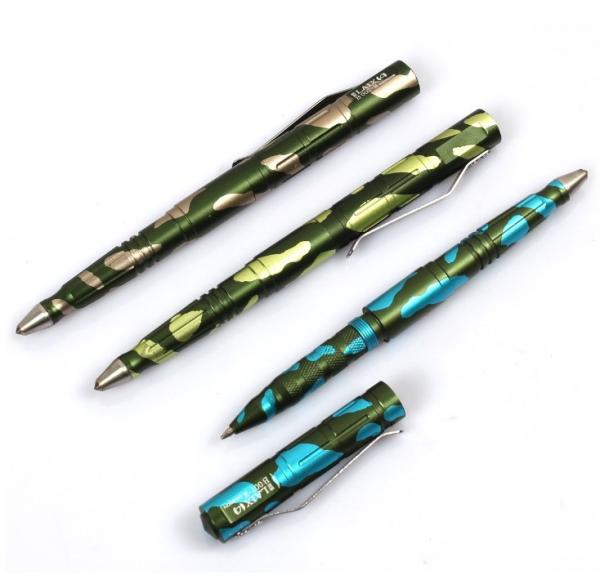 Camouflage tungsten steel tactical pen body pen self - defense tools outdoor camping pen