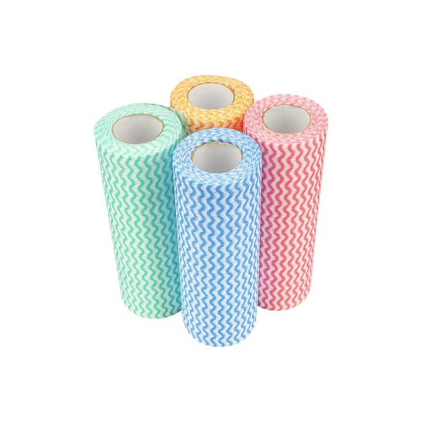 35gsm Disposable Kitchen Wipes Spunlace Wood Pulp Lightweight