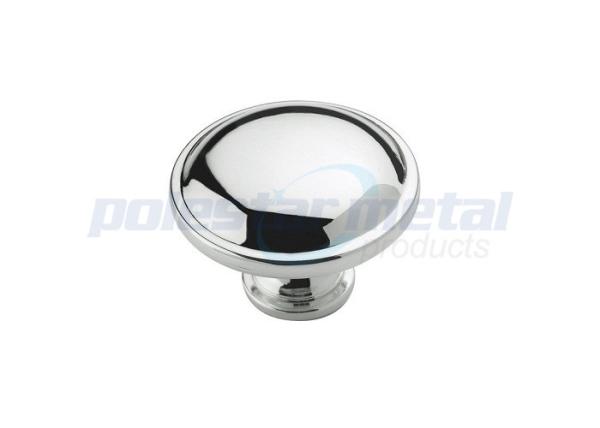 Satin Nickel Zinc Alloy Mushroom Kitchen Cabinet Knobs And Handles 1 1/4 Diameter