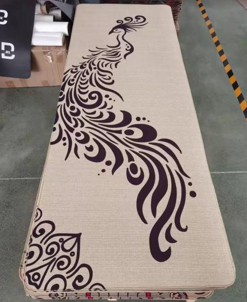 Wholesale Hot Selling Sports Grip Sustainable Eco Friendly Natural Rubber Jute Printed Yoga Mat