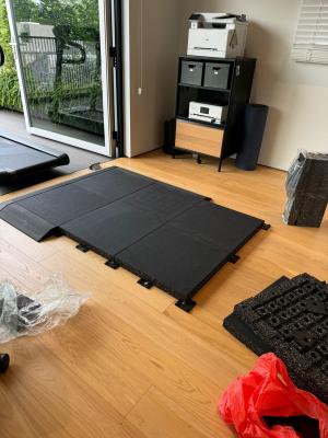Commercial Rubber Mats Producing Factory Nontoxic Heavy Duty Gym Matts Sound Absorbing Fitness Flooring
