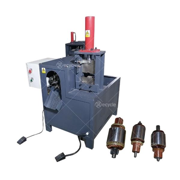 Máquinas de corte de estator de motor verde CE para função de desmontagem de rotor de motor de sucata