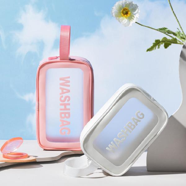 Women Transparent Waterproof Makeup Bag Portable Travel Wash Storage Pouch Large Capacity Organizer Beauty Case