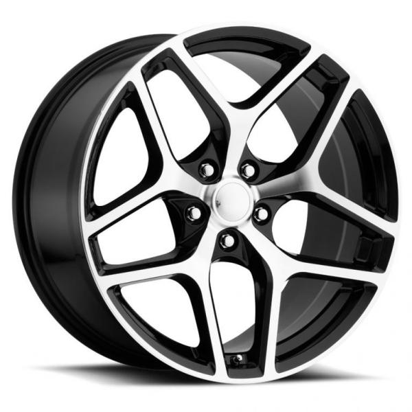 20 20x9 Chevrolet Replica Wheels Chevy Camaro Z28 Rims OEM Gloss Black