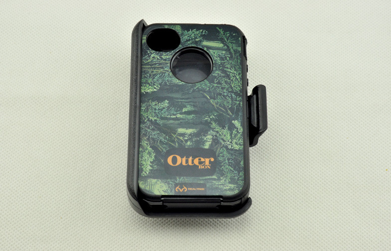 Dirtproof Iphone 4 Hard Shell Case , Realtree Camo 3 Layers Outterbox Cover