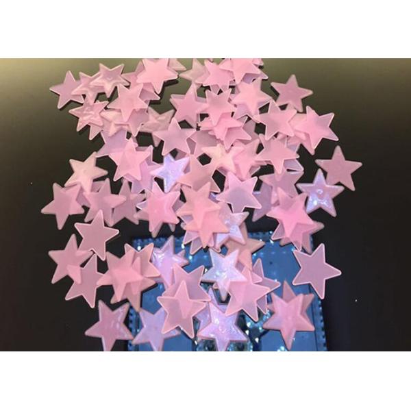 Amazon 3CM luminous star wall stickers bedroom sofa fluorescent plastic decorative painting PVC sticker