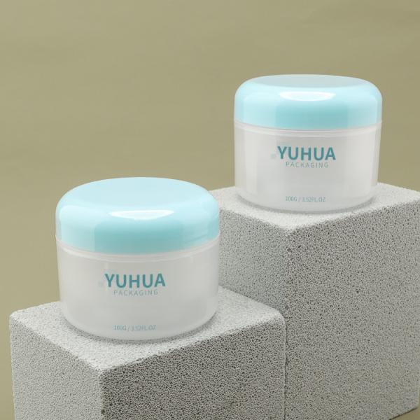 Essential Oil 100ml Double Wall Plastic Jar With Color Round Cap