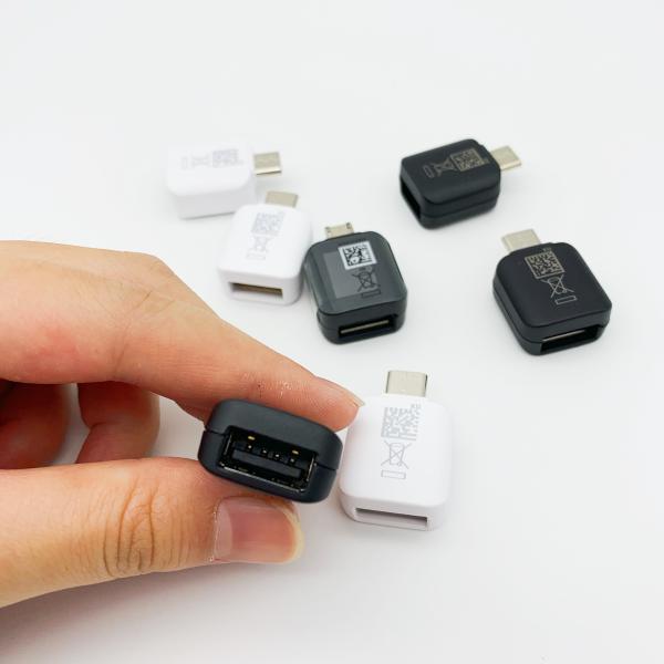 Durable Usb 3.0 Male To Type C Female Adapter Black / White For Smart Phones