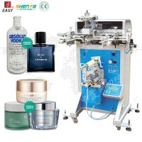 Machine d'impression à écran en forme de cône pour emballage cosmétique