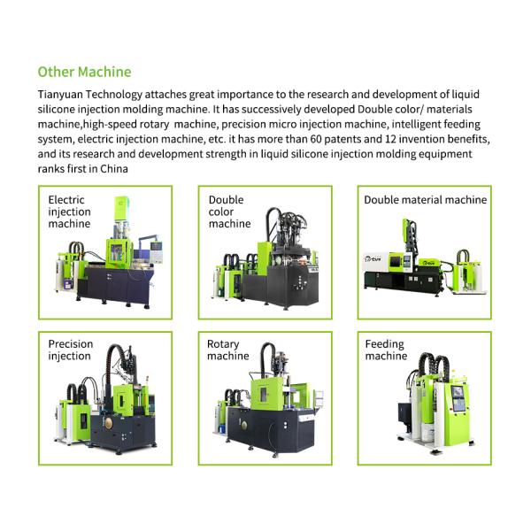 Customer Liquid Silicone Rubber Injection Molding Equipment Green Color
