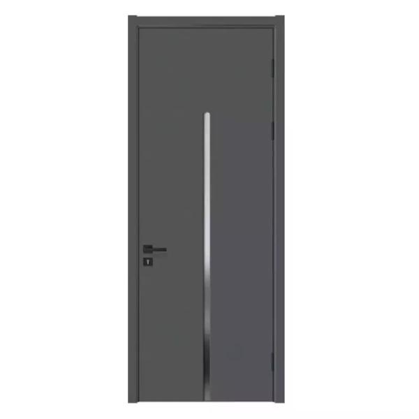 Frosted Glass Bathroom Wood Door Modern Waterproof Interior Wooden 45mm / 50mm