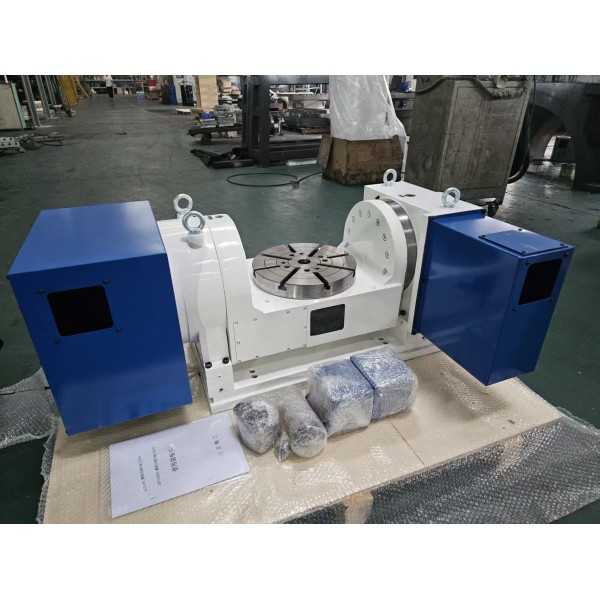 5 Axis CNC Double Lead Worm Gear Table Servo Motor Drive Hardened Steel Precision