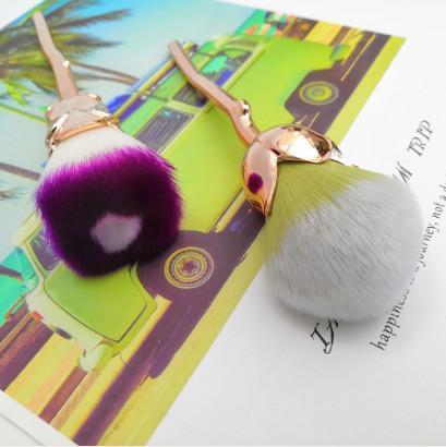 Beauty Accessories Five Pieces Makeup Brush Set Colorful Soft Vegan Hair