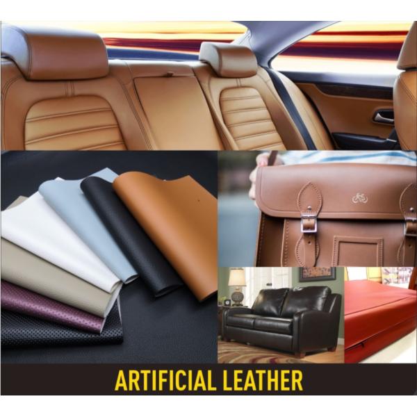 Cruelty Free Mould Proof PVC Leather Roll Pvc Artificial Leather For Car Seat
