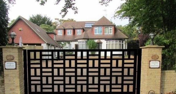 Customised Metal Morden Iron Gate Anti Rust Villa Contemporary Iron Gates