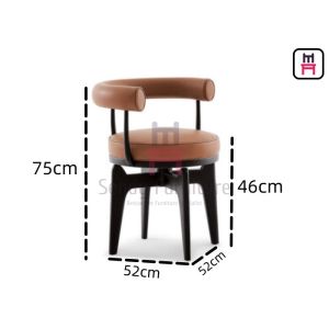 Classic Style Wood Restaurant Chair with Slatted Back and Multiple Seat Colors for Cafes and Bistros