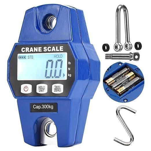 Balance électronique numérique mini-grue en alliage d'acier ABS moulé sous pression 100 kg 200 kg 300 kg Équipement de pesée suspendu pour le bétail pour la chasse