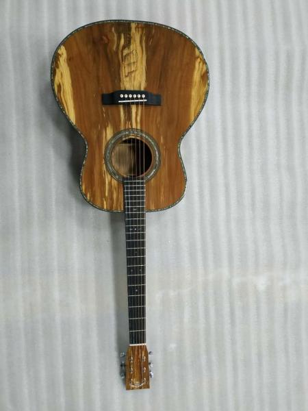 AAAA handmade all Solid apple wood guitars OM body guitar imported wood soundhole EQ acoustic electric guitar
