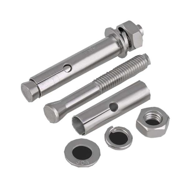 M14 304 Stainless Steel Hex Head Bolts Concrete Anchors Studs 50-250mm Length