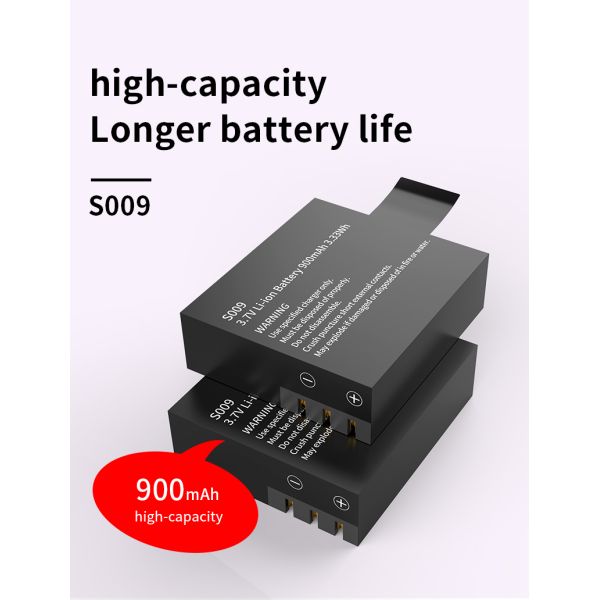 900mAh 3.885Wh Digital Battery Rechargeable Li Ion Battery Pack For High End Cameras