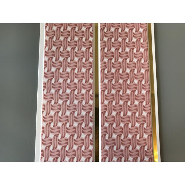 Material resistente rosado del cloruro de polivinilo de los paneles de pared del cuarto de baño de agua del color