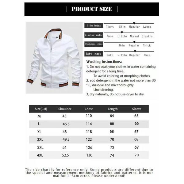 2023 Spring Autumn Waterproof Zip Up Casual Jacket for Men Loose Fit Baseball Bomber Coat
