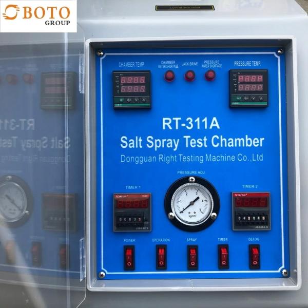 Pulverize o teste de pulverizador de sal do teste de pulverizador de sal do Iso 9227 de Astm B117 do teste de pulverizador de sal do volume para o revestimento do pó