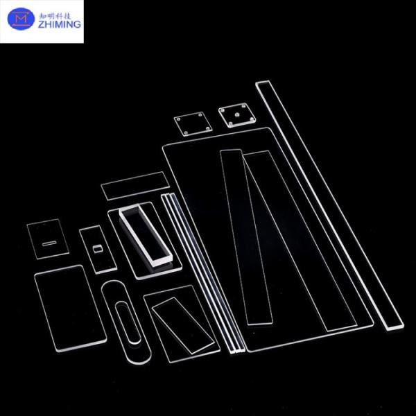 Quartz Glass Optical-Grade Windows Custom Fused Silica Plates SiO₂ Crystal JGS1 / JGS2