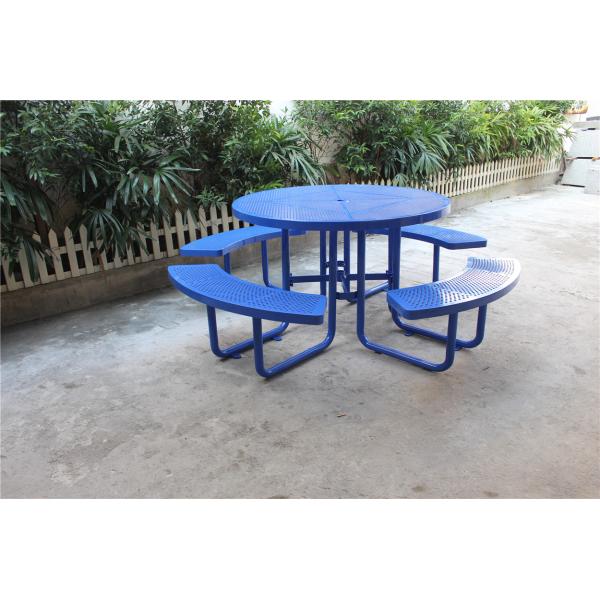 Металлические столовые скамейки из мягкой стали с фланцевой поверхностью