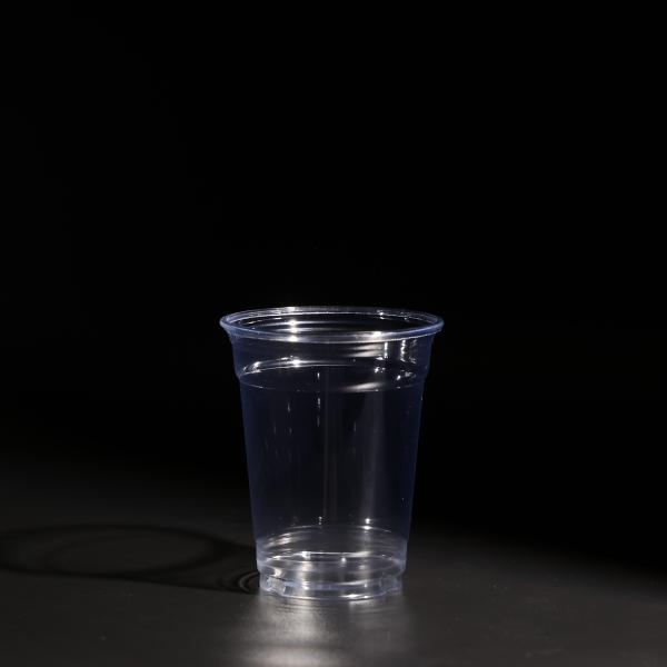 OEM/ODM Gobelets en plastique PET empilables jetables 350 ml avec couvercle