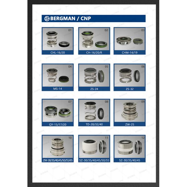 NJK CDLA-16mm CNP CDLF CDMF Нержавеющая сталь Вертикальный многоступенчатый насос Механическая уплотнитель