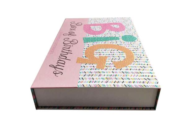 Custom Design Book Shaped Box Colorful Handmade Gift Packaging For Girls Dress