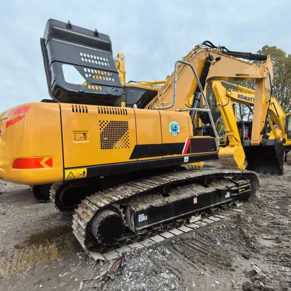Máquina de escavadeira média de segunda mão de 200Y, com peso de 21500 kg e motor Mitsubishi Fuso