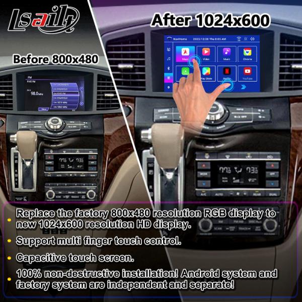 Pantalla multimedia Android HD de 8 pulgadas Lsailt para Nissan Quest E52 2011-2017