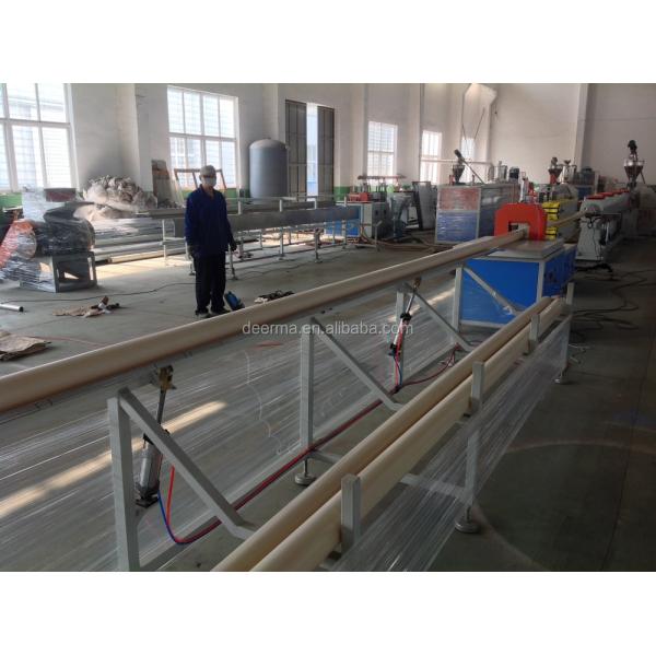 High Productivity PVC Pipe Machine 80kw / 60kw PVC Twin Screw Extruder