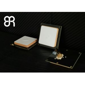 Cor branca pequena da antena 2dBic da frequência ultraelevada RFID do tamanho para aplicações terminais Handheld