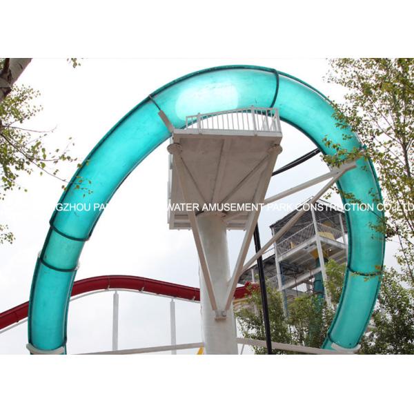 Скольжения воды стеклоткани парка Aqua, стеклоткань тела петли Aqua сползают для бассеинов